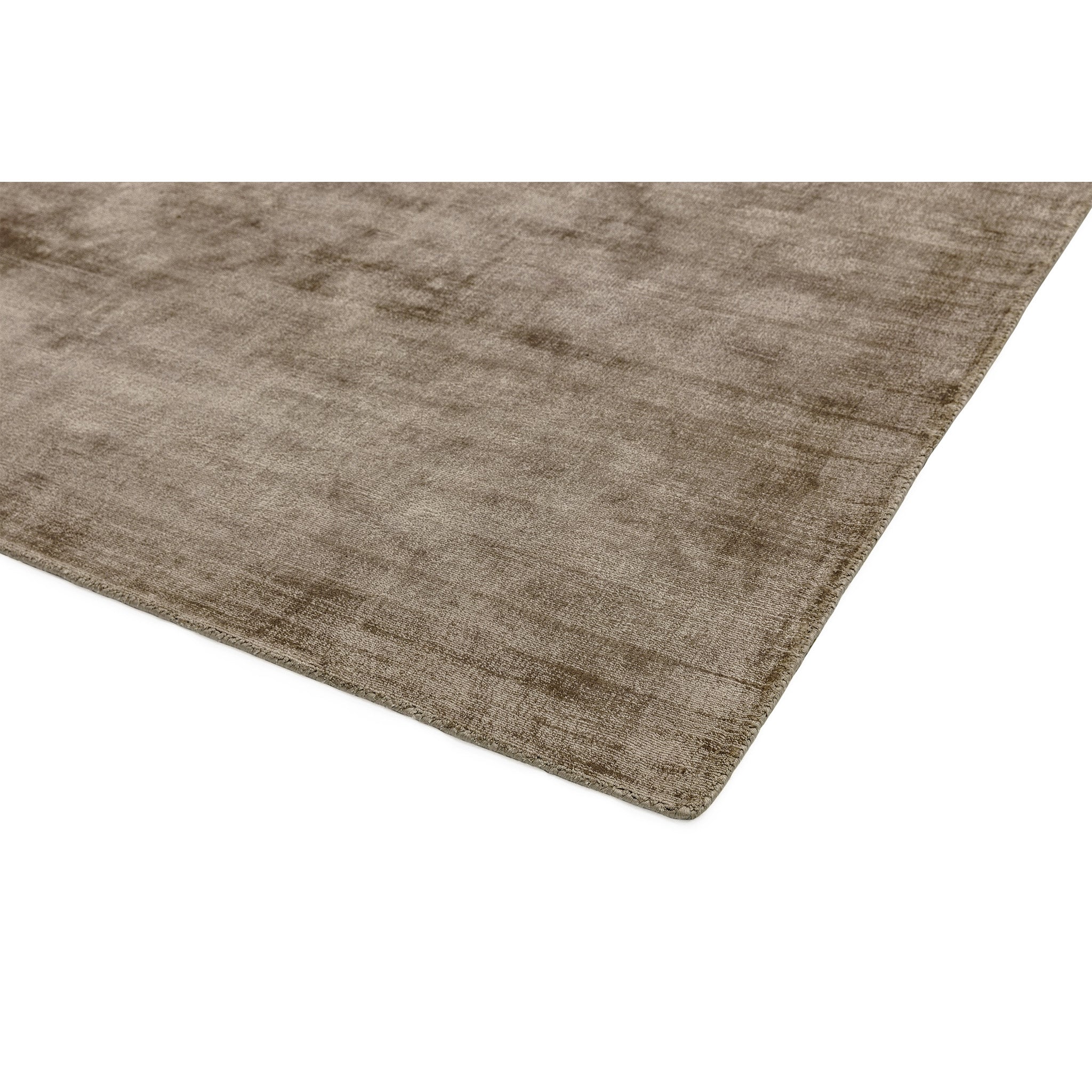 Hand Woven Viscose Rug in Mocha